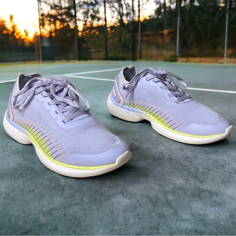 Vionic Blue Haze Lace Up Knit Embolden Athletic Sneaker Shoe Women's Size 6.5